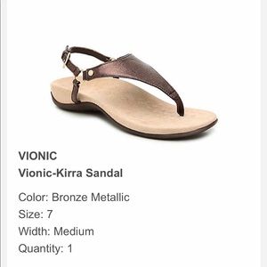 Vionic Kirra sandals - WORN ONCE